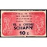 Section Textile - 10 g. Fil à coudes Schappe - 30/09/1944 - Etat : TTB