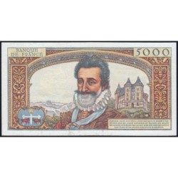 F 49-05- 02/01/1958 - 5000 francs - Henri IV - Série S.44 - Etat : TTB+