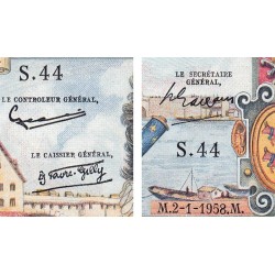 F 49-05- 02/01/1958 - 5000 francs - Henri IV - Série S.44 - Etat : TTB+
