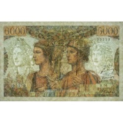 F 48-04 - 05/04/1951 - 5000 francs - Terre et Mer - Série B.56 - Etat : TTB-