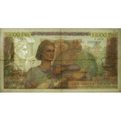 F 50-52 - 05/07/1951 - 10000 francs - Génie Français - Série C.1673 - Etat : TTB