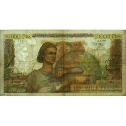 F 50-74 - 07/04/1955 - 10000 francs - Génie Français - Série A.8904 - Etat : TB+