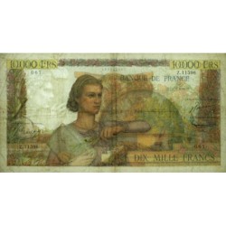 F 50-81 - 07/06/1956 - 10000 francs - Génie Français - Série G.9976 - Etat : TB