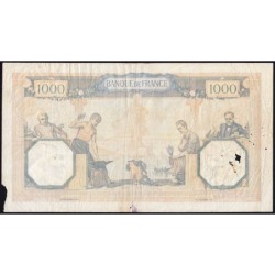 F 38-28 - 06/10/1938 - 1000 francs - Cérès et Mercure mod. - Série R.4000 - Etat : B+