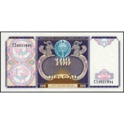 Ouzbékistan - Pick 79a - 100 som - Série CS - 1994 - Etat : NEUF