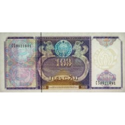 Ouzbékistan - Pick 79a - 100 som - Série CS - 1994 - Etat : NEUF