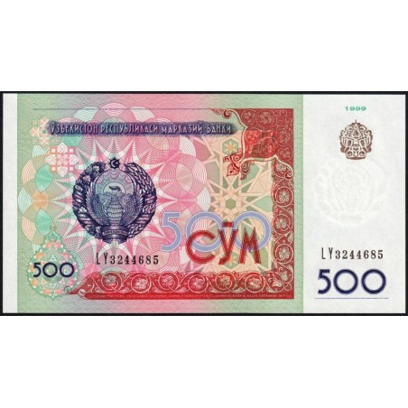 Ouzbékistan - Pick 81 - 500 som - Série LY - 1997 - Etat : NEUF