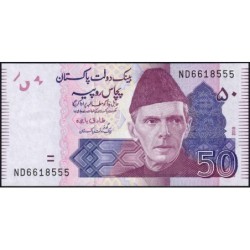 Pakistan - Pick 47p - 50 rupees - Série ND - 2019 - Etat : NEUF