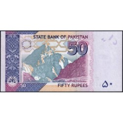 Pakistan - Pick 47p - 50 rupees - Série ND - 2019 - Etat : NEUF