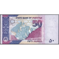 Pakistan - Pick 47v - 50 rupees - Série ZV - 2023 - Etat : NEUF