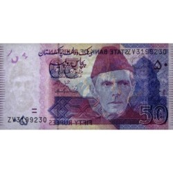 Pakistan - Pick 47v - 50 rupees - Série ZV - 2023 - Etat : NEUF