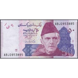 Pakistan - Pick 47w - 50 rupees - Série ABJ - 2024 - Etat : NEUF