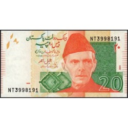 Pakistan - Pick 55x - 20 rupees - Série NT - 2024 - Etat : NEUF