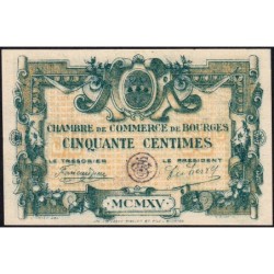 Bourges - Pirot 32-1 - Série A - 50 centimes - 1915 - Etat : SPL