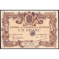 Bourges - Pirot 32-2 - Série C - 1 franc - 1915 - Etat : SUP+