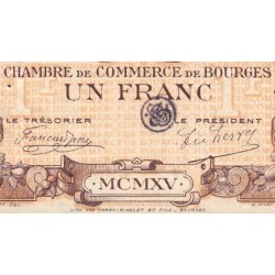 Bourges - Pirot 32-2 - Série C - 1 franc - 1915 - Etat : SUP+