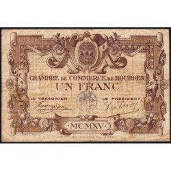 Bourges - Pirot 32-6 - Série A - 1 franc - 1915 - Etat : B