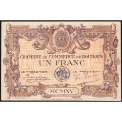 Bourges - Pirot 32-6 - Série C - 1 franc - 1915 - Etat : SPL