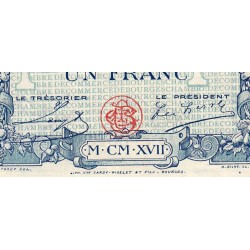 Bourges - Pirot 32-9 - Série D - 1 franc - 1917 - Etat : SUP