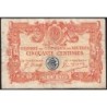 Bourges - Pirot 32-12 - Série E - 50 centimes - 1922 - Etat : TB