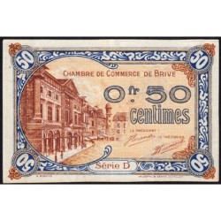 Brive - Pirot 33-1 - Série E - 50 centimes - Sans date - Etat : SUP