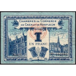 Caen & Honfleur - Pirot 34-18 - 1 franc - Série C - 1920 - Etat : TB+