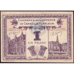 Caen & Honfleur - Pirot 34-22 - 1 franc - Série A - 1920 - Etat : SUP+