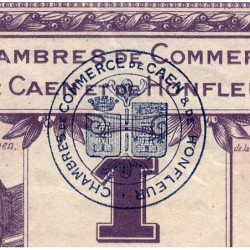 Caen & Honfleur - Pirot 34-22 - 1 franc - Série X - 1920 - Etat : TTB