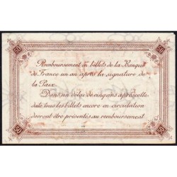 Calais - Pirot 36-28 - 50 centimes - Série A - 14/01/1916 (1917) - Etat : SPL