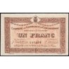 Carcassonne - Pirot 38-6 variété - 1 franc - 1914 - Etat : TTB+