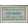 Carcassonne - Pirot 38-13 variété - 1 franc - 1917 - Etat : TTB+