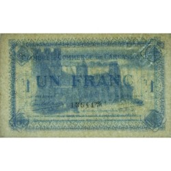 Carcassonne - Pirot 38-13 variété - 1 franc - 1917 - Etat : TTB+
