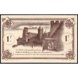 Carcassonne - Pirot 38-17 - 1 franc - 1920 - Etat : SPL