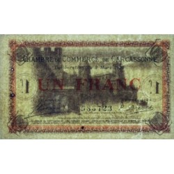 Carcassonne - Pirot 38-17v - 1 franc - 1920 - Etat : SUP+
