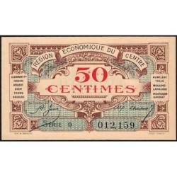 Région économique du Centre - Pirot 40-5 - 50 centimes - Série 9 - Sans date - Etat : SPL