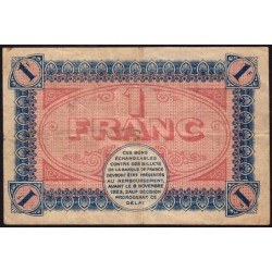 Chalon-sur-Saône, Autun, Louhans - Pirot 42-18 - 1 franc - Série D 154 - 05/11/1918 - Etat : TB-