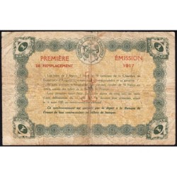 Avignon - Pirot 18-17 - 1 franc - 11/08/1915 (1917) - Etat : B