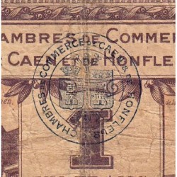 Caen & Honfleur - Pirot 34-22 - 1 franc - Série A - 1920 - Etat : B