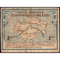 Orléans et Blois - Pirot 96-3 - 1 franc - 01/06/1920 - Etat : B