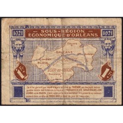 Orléans et Blois - Pirot 96-7 - 1 franc - 15/05/1921 - 2me émission - Etat : B