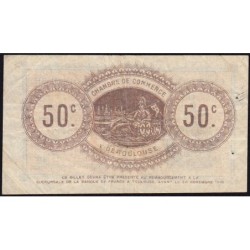 Toulouse - Pirot 122-8 variété - 50 centimes - Série IV - 06/11/1914 - Etat : TTB-