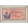 Toulouse - Pirot 122-8 variété - 50 centimes - Série IV - 06/11/1914 - Etat : SUP