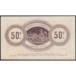 Toulouse - Pirot 122-10 - 50 centimes - Série 2 - 06/11/1914 - Annulé - Etat : pr.NEUF