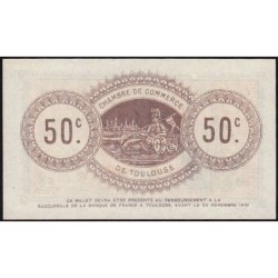 Toulouse - Pirot 122-13 - 50 centimes - Série IV - 06/11/1914 - Annulé - Etat : pr.NEUF