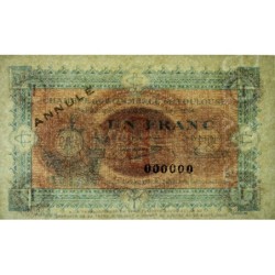 Toulouse - Pirot 122-15 variété - 1 franc - Série 2 - 06/11/1914 - Annulé - Etat : SUP