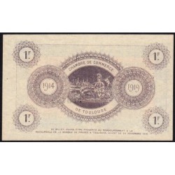 Toulouse - Pirot 122-14 - 1 franc - Série 2 - 06/11/1914 - Etat : SUP