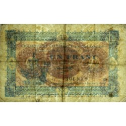 Toulouse - Pirot 122-14 variété - 1 franc - Série 5 - 06/11/1914 - Etat : TB-