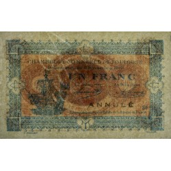 Toulouse - Pirot 122-21 variété - 1 franc - Série 6 - 06/11/1914 - Annulé - Etat : SPL+