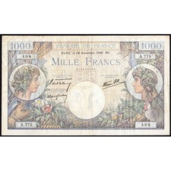 F 39-02 - 28/11/1940 - 1000 francs - Commerce - Série A.775 - Etat : TB