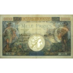 F 39-02 - 28/11/1940 - 1000 francs - Commerce - Série A.851 - Etat : TTB